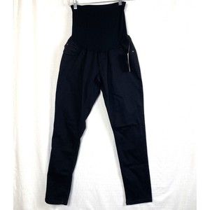 New - Indigo Blue Skinny Maternity Jeans XL Style 99404-01 Black Pregnancy Jeans